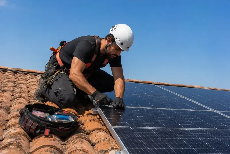 Maintenance et monitoring de panneaux solaires à Lescar
